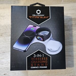 Celltronix Titanium 3-in-1 wireless charging stand